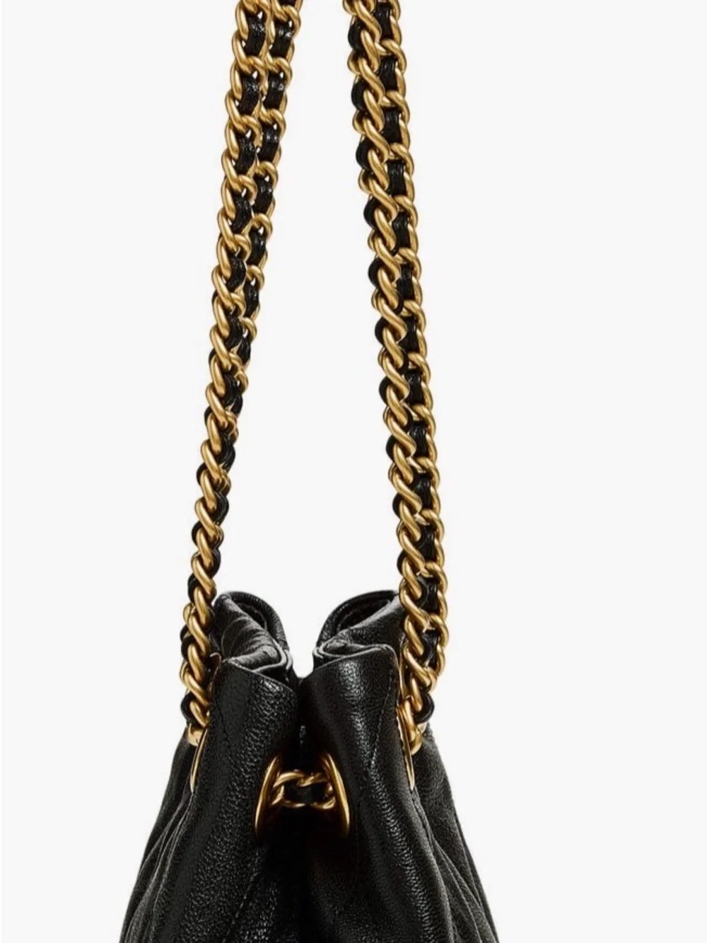 Coach Scarlet Quilted Chain-Handle Crossbody Bag with charms